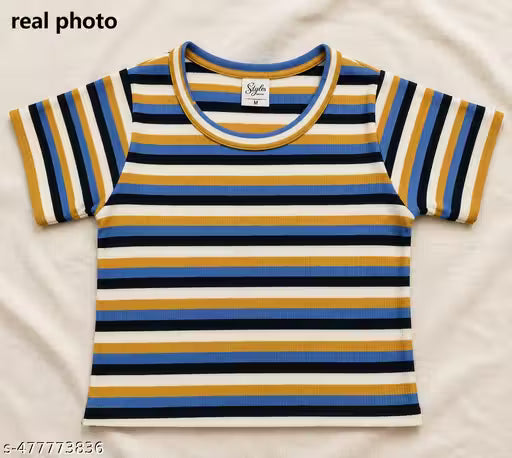 Womens trendy ribcrop
